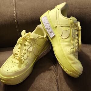 Nike Air Force 1 Fontanka "Yellow Strike" Women's Size 6.5 Athletic Sneakers